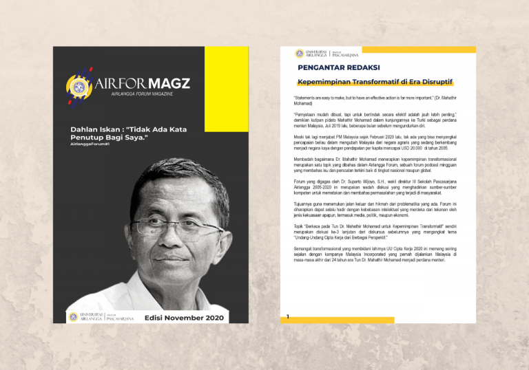 AIRFORMAGZ – Airlangga Forum eMagazine: November 2020 Edition – DOWNLOAD Now !