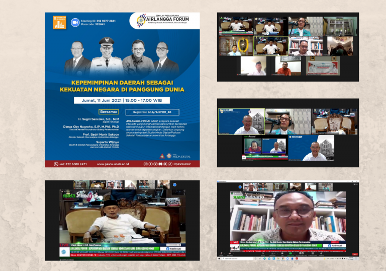 Airlangga Forum with Regent of Ponorogo: Economic and Socio-Cultural Transformation during a Pandemic, How is the Plot?