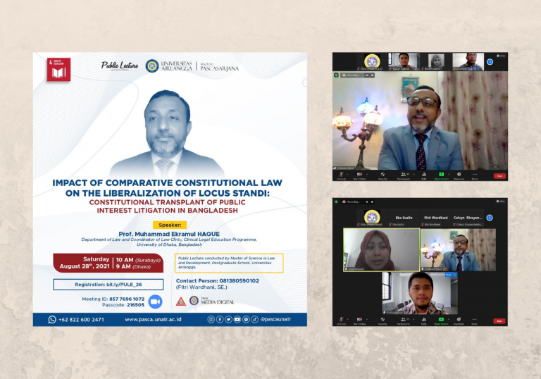 Intl. Lecture with Prof Muh Ekramul Haque, Univ Dhaka, Bangladesh: Impact of Comparative Institutional Law