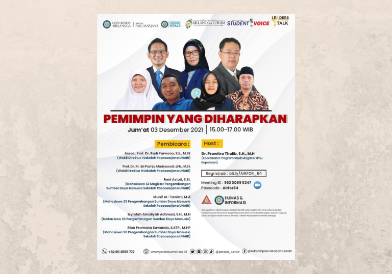 Airlangga Forum: Pemimpin yang diharapkan