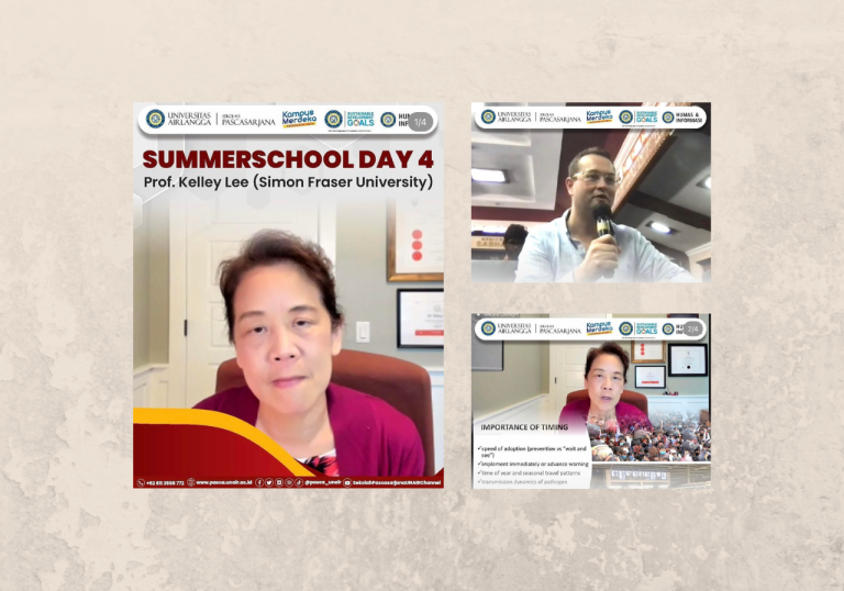 Aktivitas Hari-4, Interdisciplinary Summer School, Bali 13-17 Jun 2022: Prof. Kelley Lee, Simon Fraser University, Canada