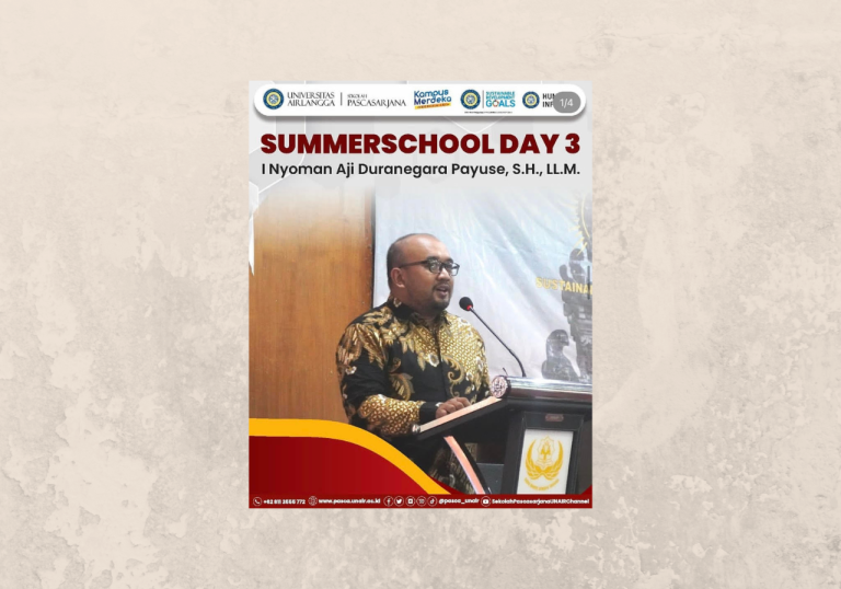 Aktivitas Hari-3, Interdisciplinary Summer School, Bali 13-17 Jun 2022: I Nyoman Aji Duranegara Payuse, S.H., LL.M., Universitas Warmadewa