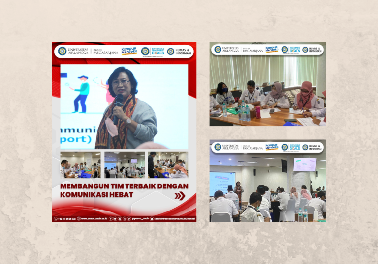 Pelatihan Pemkot Surabaya & UNAIR Pascasarjana: Membangun Tim terbaik dengan komunikasi hebat
