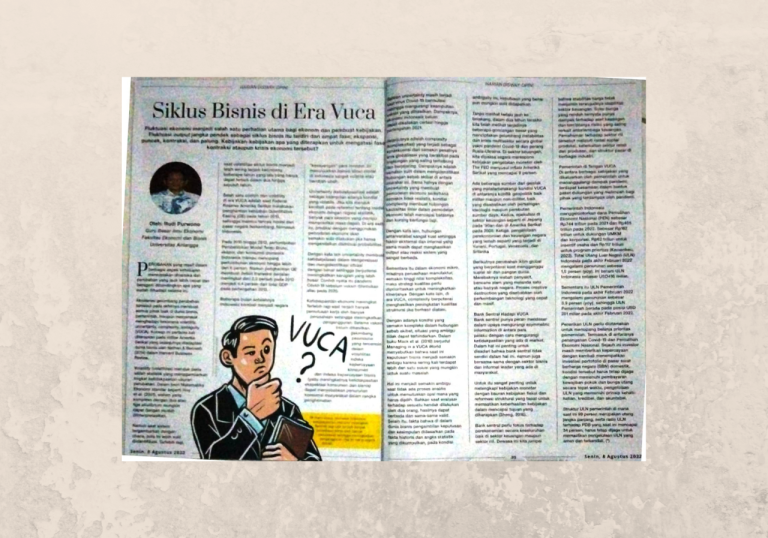 Opini Prof. Rudi Purwono: Siklus Bisnis di Era VUCA (Harian DisWay, 8 Agustus 2022)