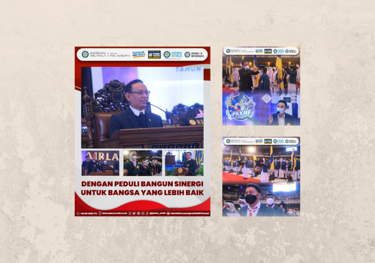 Pengukuhan Mahasiswa Baru UNAIR: Peduli bangun Sinergi untuk Bangsa yang lebih baik