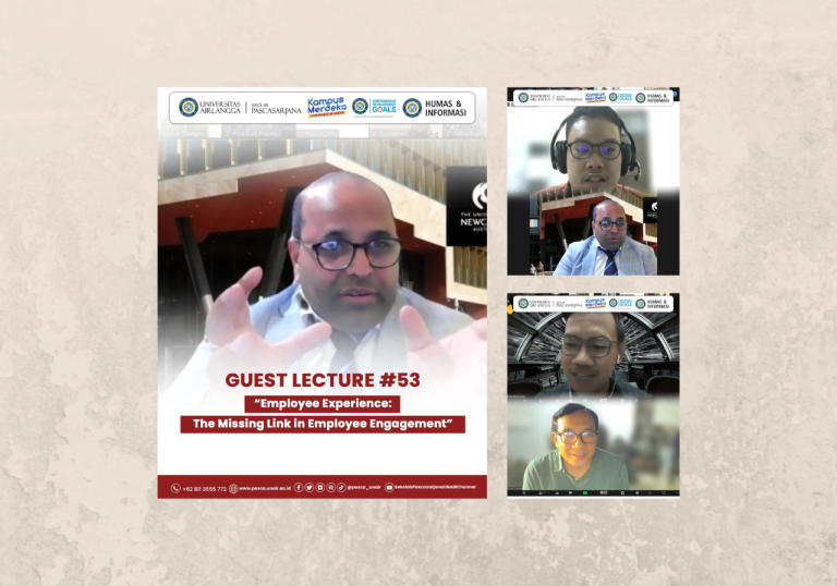 Guest Lecture, Associate Professor Ashish Malik, Univ. Newcastle, Australia: The Missing Link in Employee Engagement