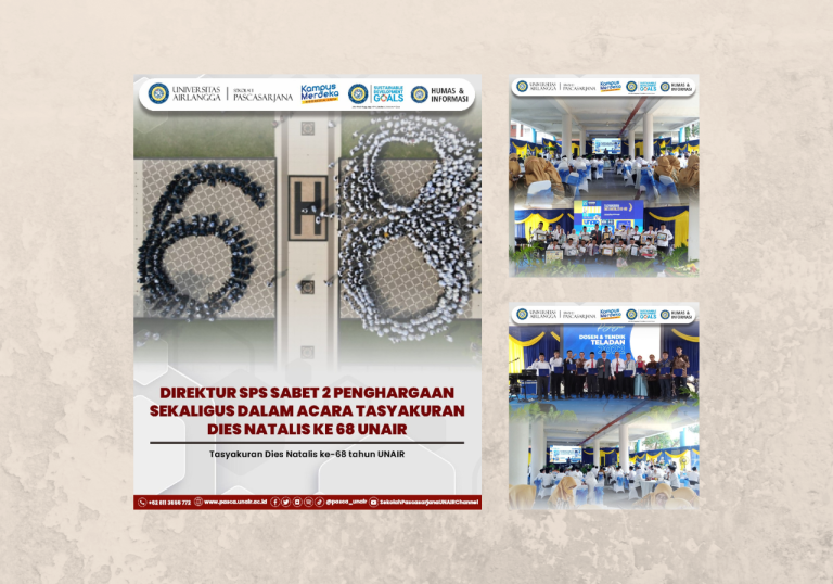 Dies Natalis ke-68 Univ Airlangga: 2 Penghargaan untuk Direktur Pascasarjana