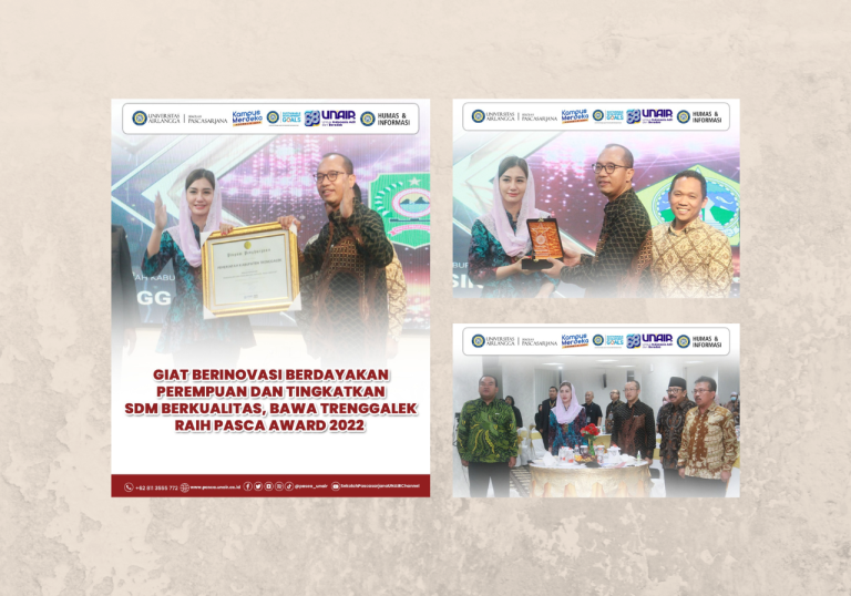 UNAIR Pascasarjana Award 2022: Inovasi Pemberdayaan Perempuan dan SDM Berkualitas, Antar Bupati Trenggalek Meraih Award