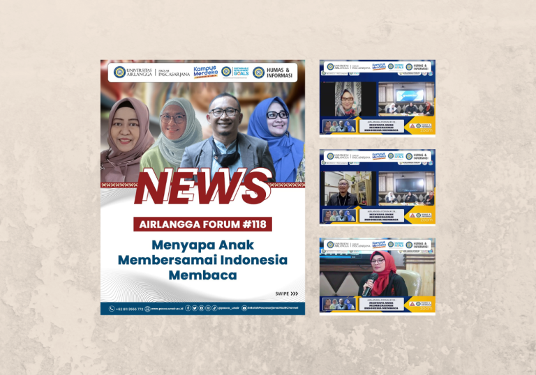Airlngga Forum: Membersamai Indonesia Membaca