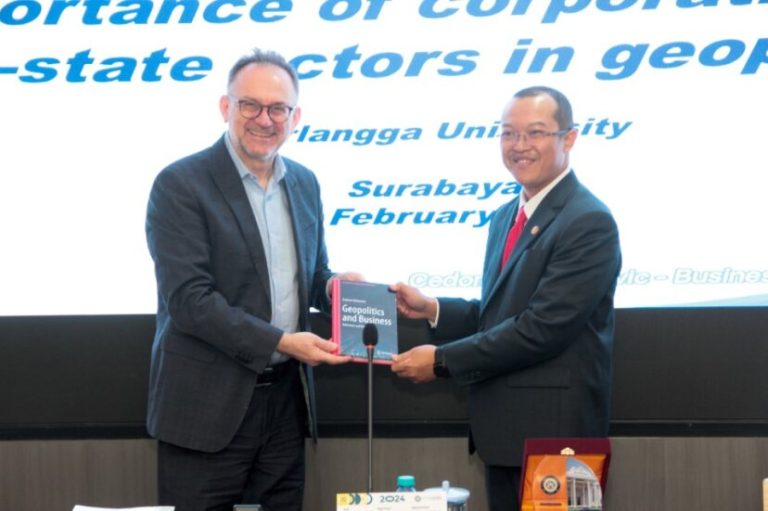 PROF. CEDOMIR NESTOROVIC ; KUPAS PERAN PENTING PERUSAHAAN DALAM GEOPOLITIK 