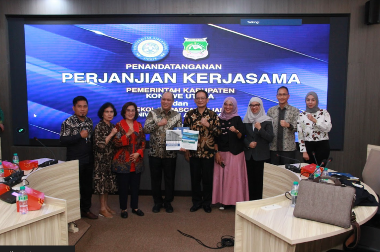 HADIRKAN KONAWE UTARA LEBIH BERDAYA SAING, PEMKAB KONAWE UTARA JALIN KERJASAMA DENGAN SPS UNAIR.