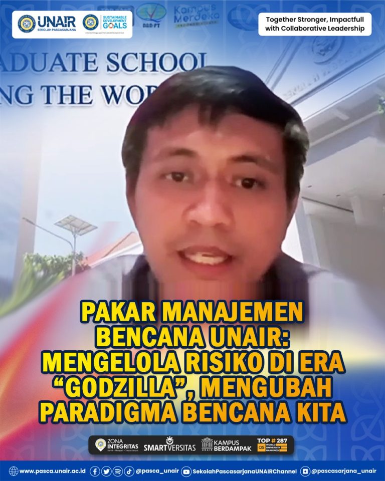 Bencana bukan takdir, tapi risiko yang bisa dikelola.